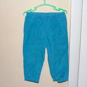 18M Teal blue Corduroy pants